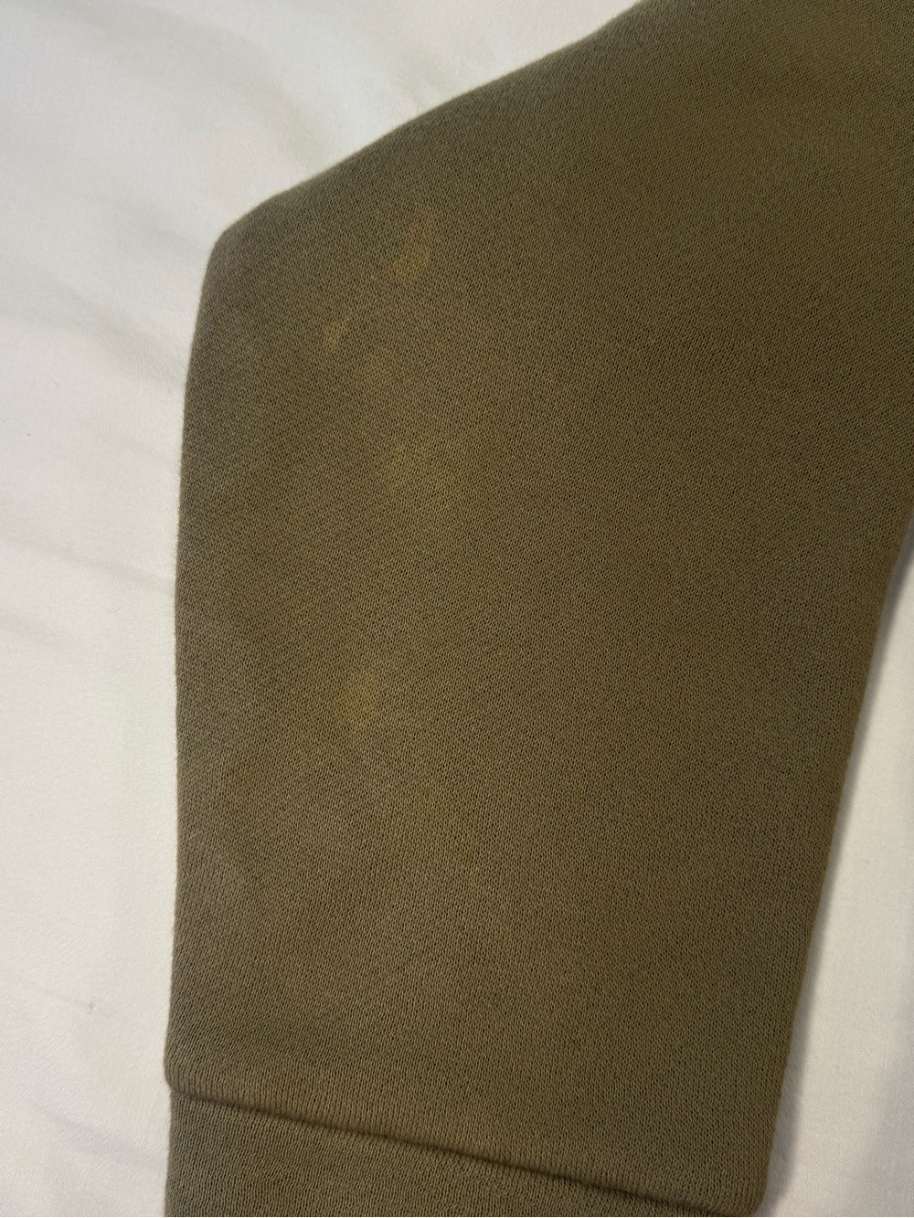 Madewell MWL Women's XS Earthy Green Mock Neck Sweater w/ Front Pocket & Buttons - Picture 5 of 13
